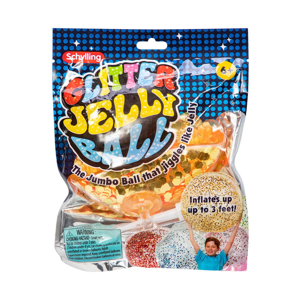 Schylling Jumbo Glitter Jelly Ball