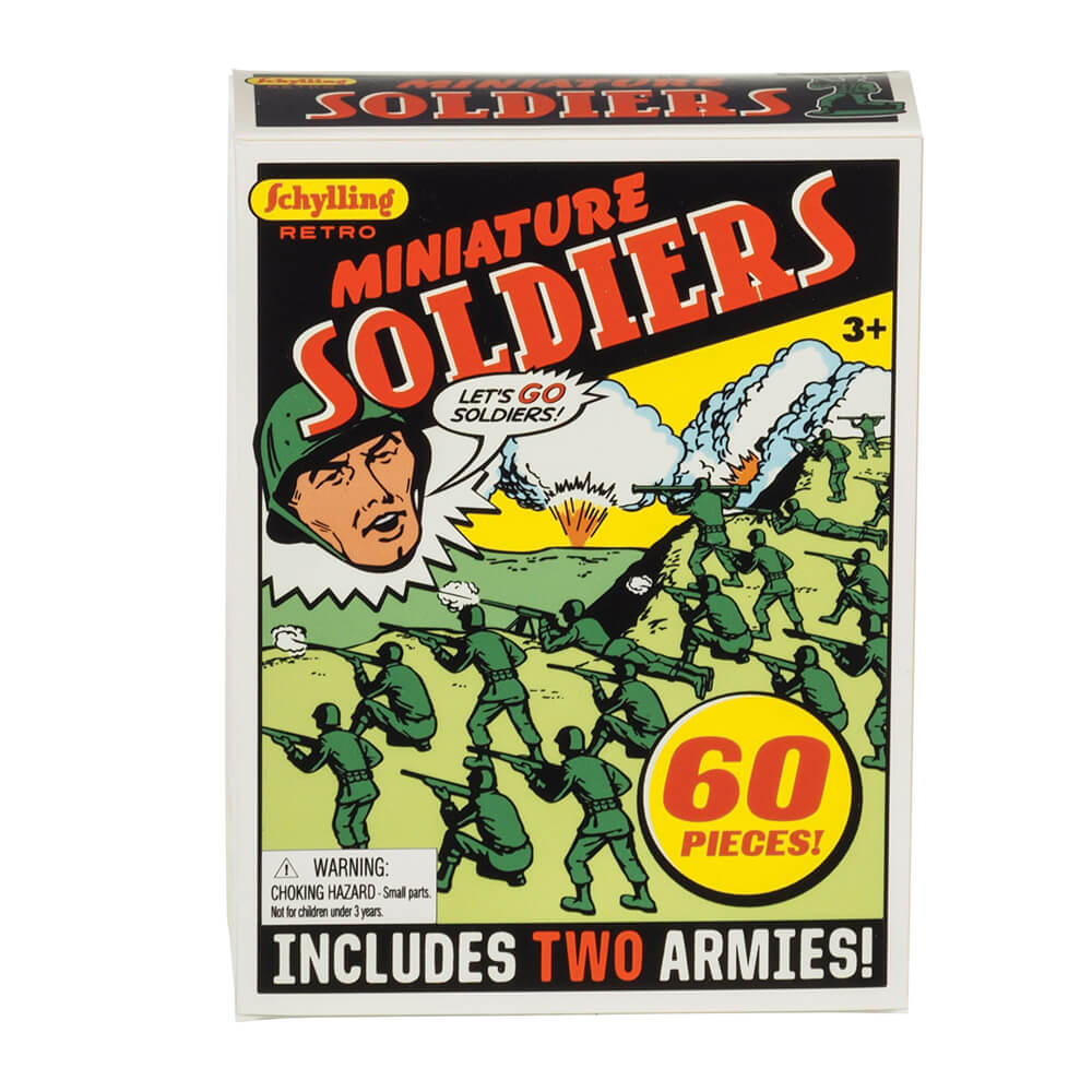 Schylling Retro Mini Soldier 60-Pack Set