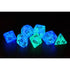 Sirius Dice Glowworm Frosted Polyhedral 7 Die Set