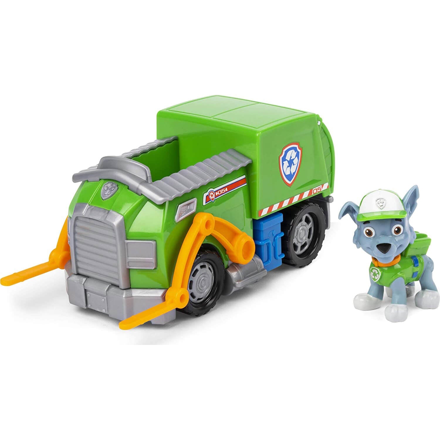 PAW Patrol Rocky’s Recycle Truck Vehicle with Collectible Figure