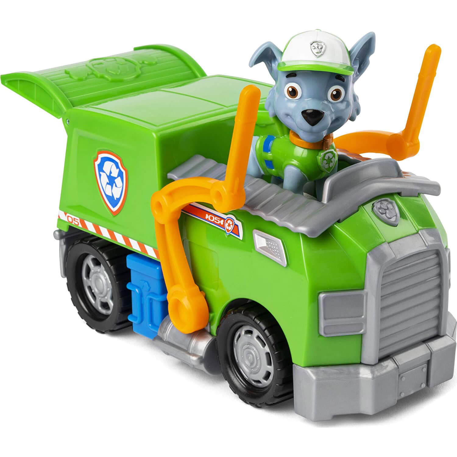 PAW Patrol Rocky’s Recycle Truck Vehicle with Collectible Figure