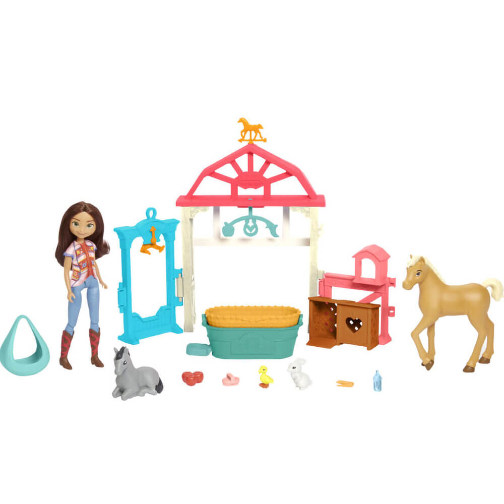 Spirit Untamed Lucky's Foal Nursery Playset