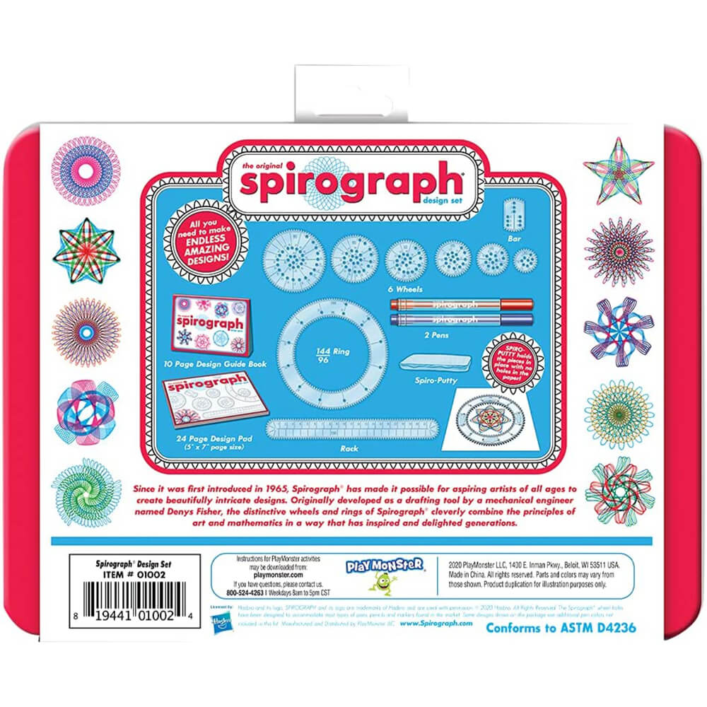 Spirograph Design Tin Art Set