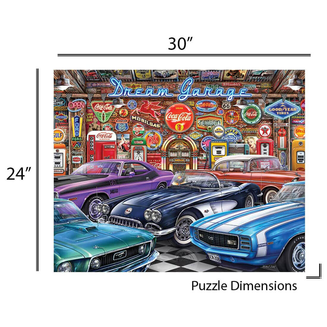 Springbok Dream Garage 1000 Piece Jigsaw Puzzle