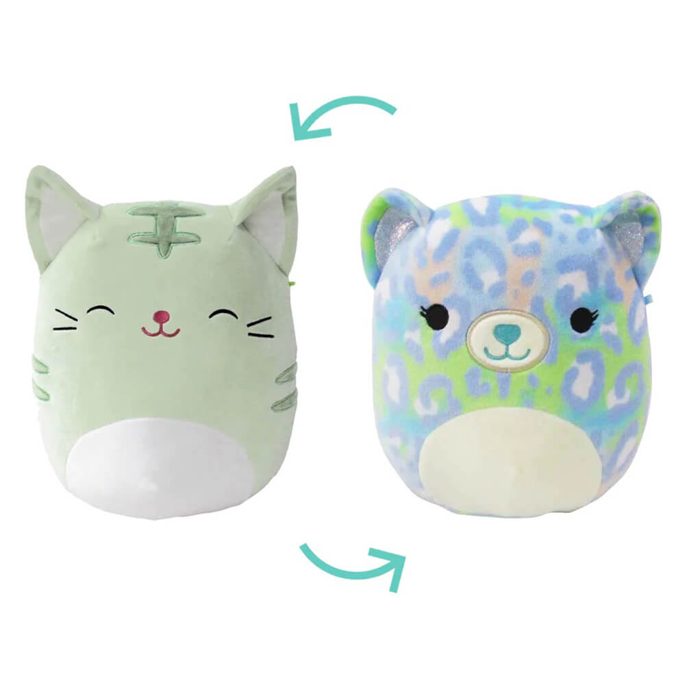 Squishmallows Flipamallows Chase and Lindsay 12" Reversable Plush