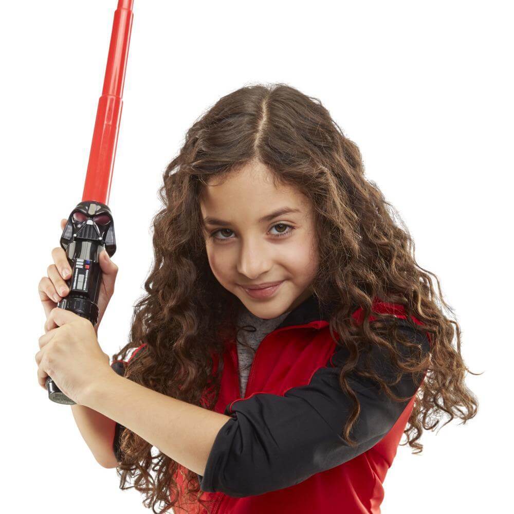 Star Wars Lightsaber Squad Darth Vader Extendable Red Lightsaber