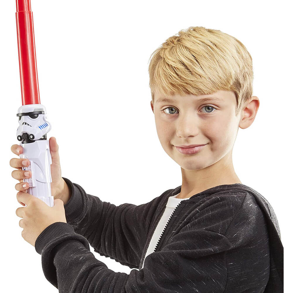 Star Wars Lightsaber Squad Imperial Stormtrooper Extendable Red Lightsaber