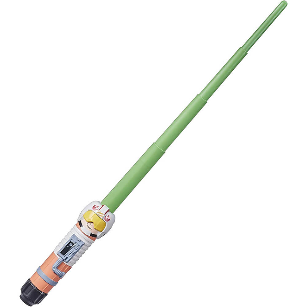 Star Wars Lightsaber Squad Luke Skywalker Extendable Green Lightsaber