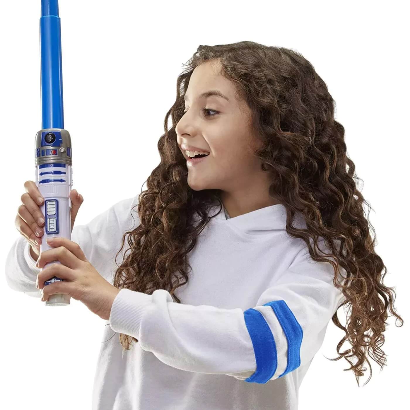 Star Wars Lightsaber Squad R2-D2 Extendable Blue Lightsaber