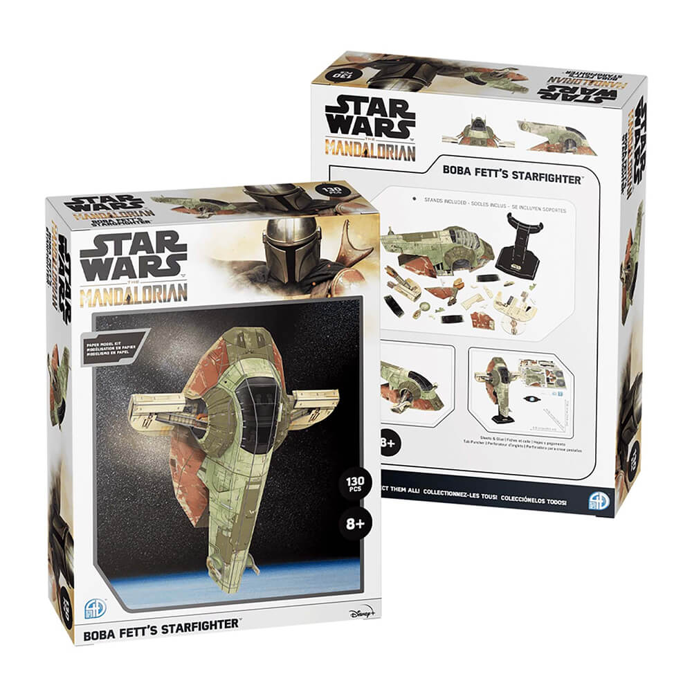 4DPuzz Star Wars The Book of Boba Fett Starfighter Paper Model Kit