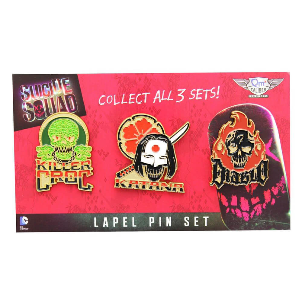 Suicide Squad Lapel Pin Set 2