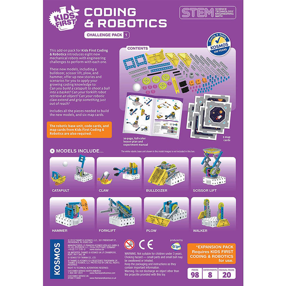 Thames and Kosmos Coding and Robotics Challenge Pack 1