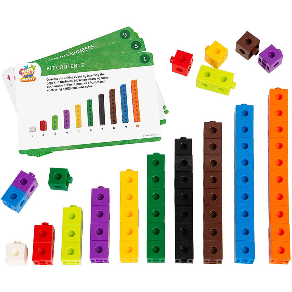 Thames and Kosmos Linking Cubes Math Kit with Activity Cards