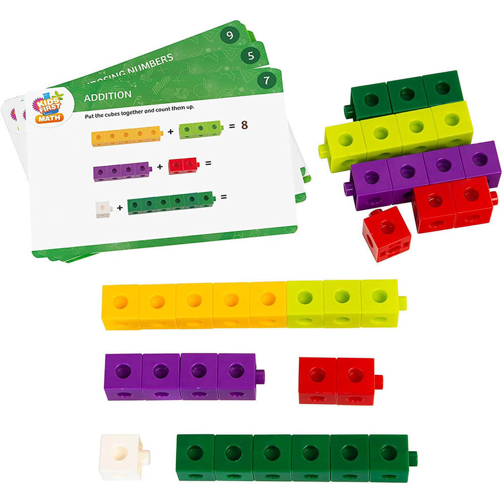 Thames and Kosmos Linking Cubes Math Kit with Activity Cards