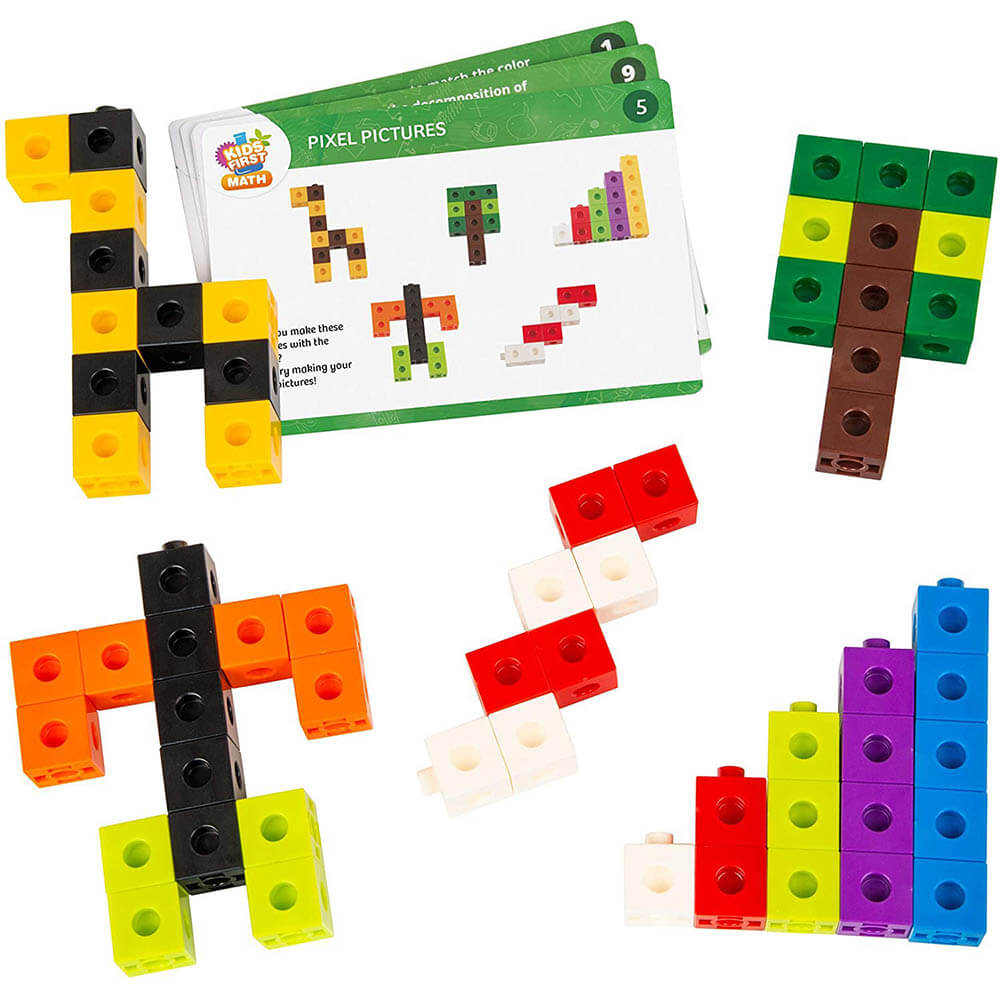 Thames and Kosmos Linking Cubes Math Kit with Activity Cards