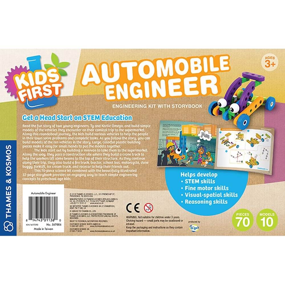 Thames & Kosmos Kids First Automobile Engineer Science Set