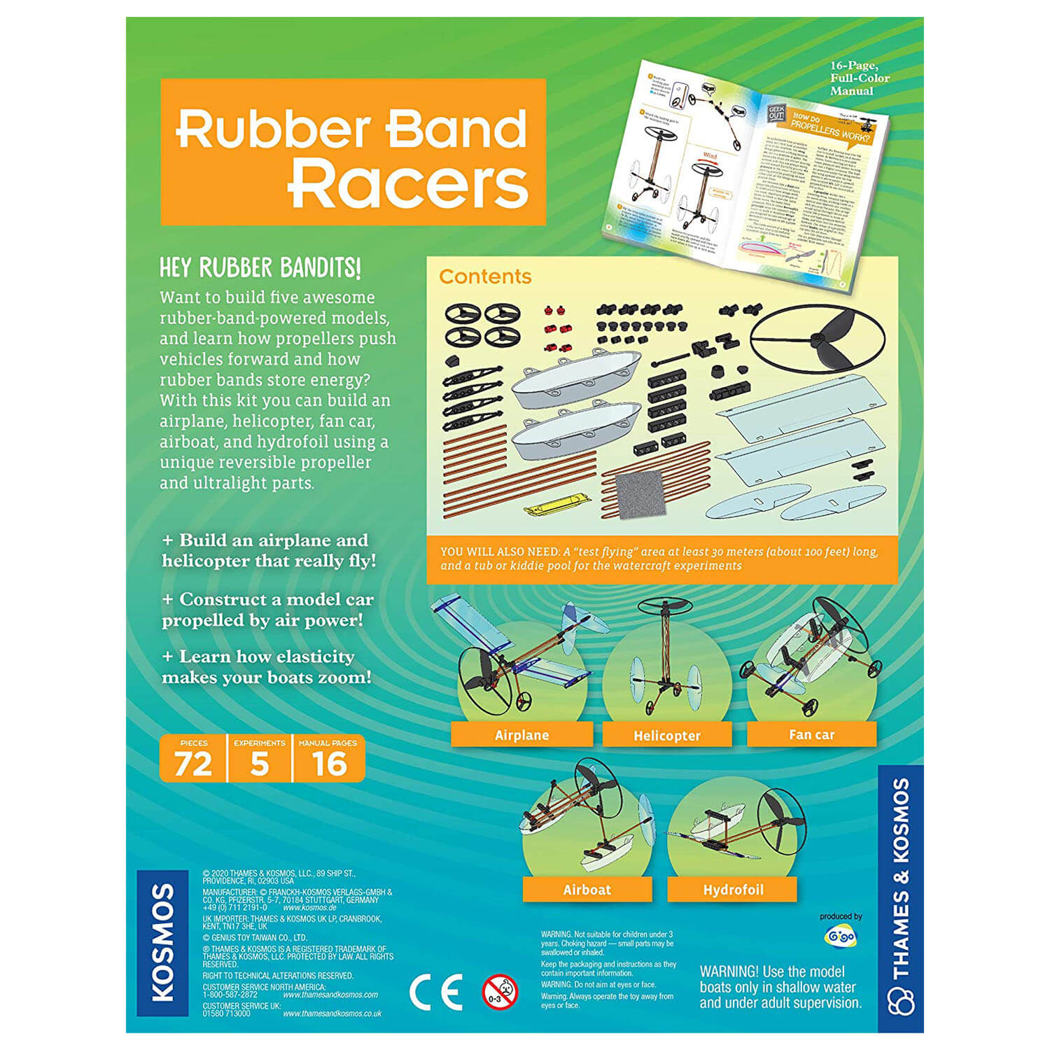 Thames and Kosmos Rubber Band Racers