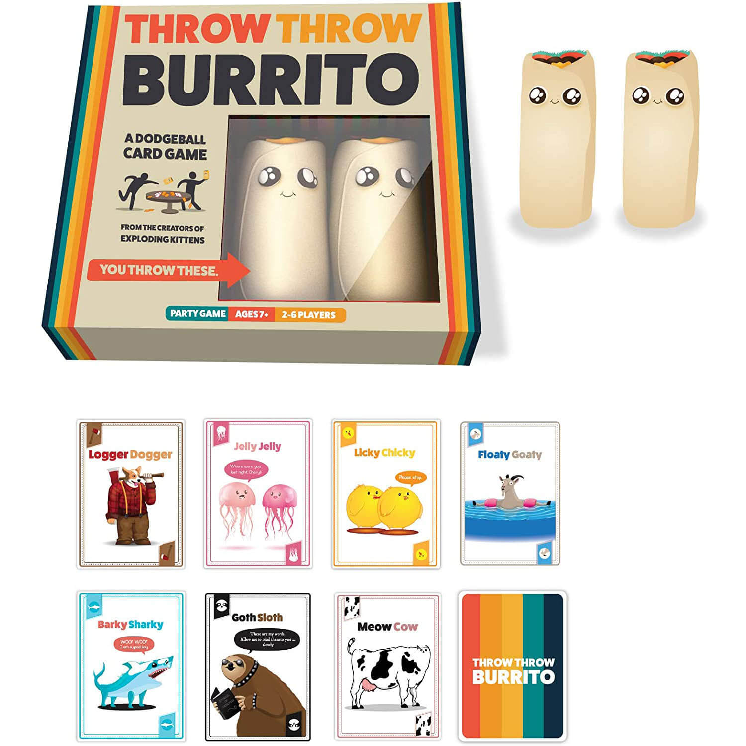 Throw Throw Burrito: A Dodgeball Card Game