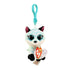 Ty Beanie Boos Atlas the Aqua Chevron Fox Clip