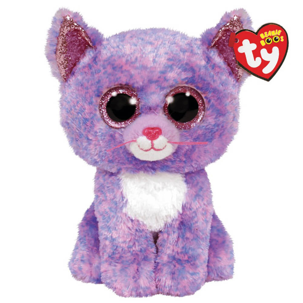 Ty Beanie Boos Cassidy the Lavender Cat 6