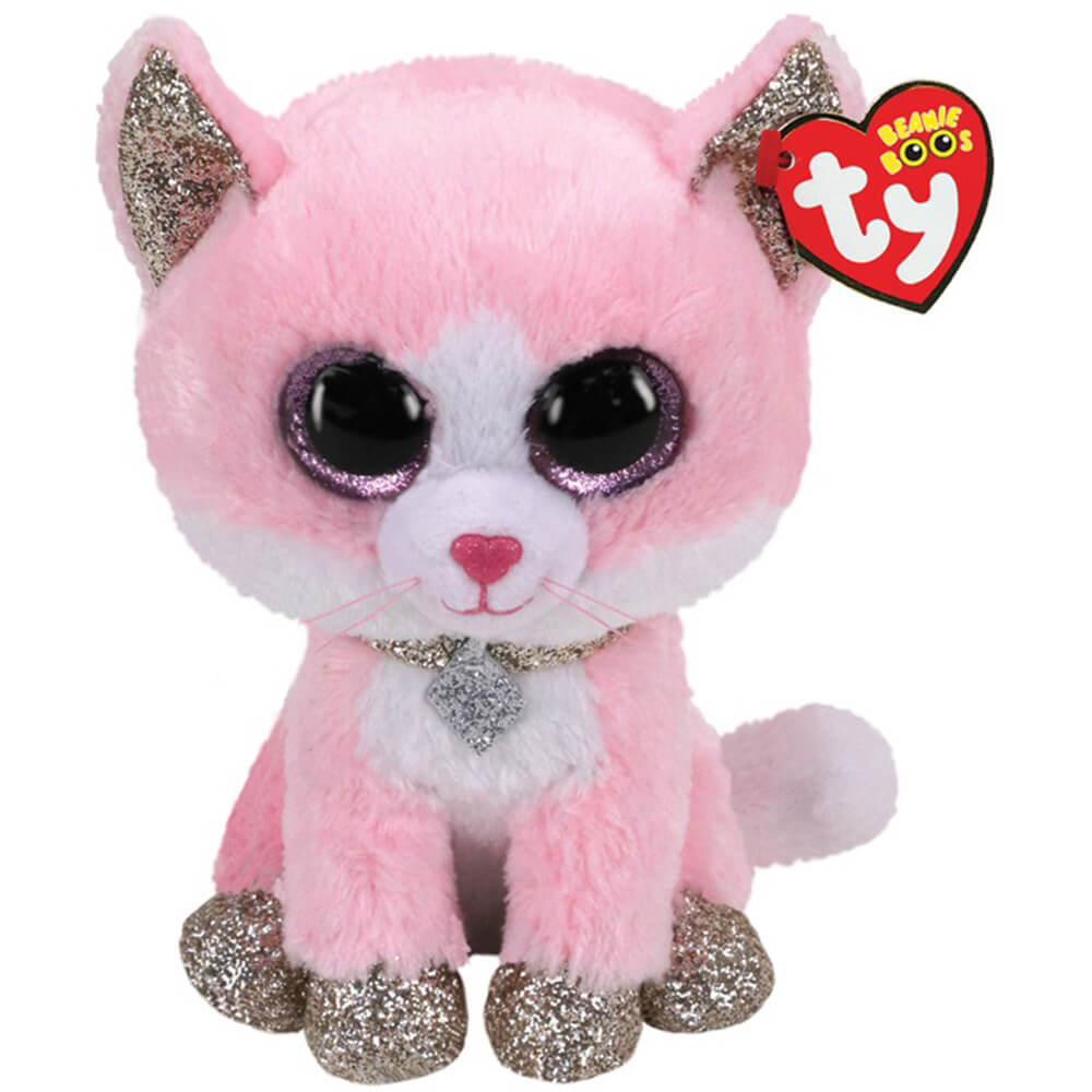 Ty Beanie Boos Fiona the Pink Cat 6