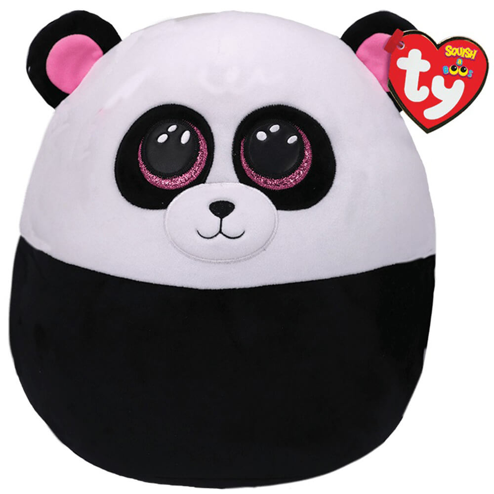 Ty Squishy Beanies Bamboo the Panda 14" Squish Plush