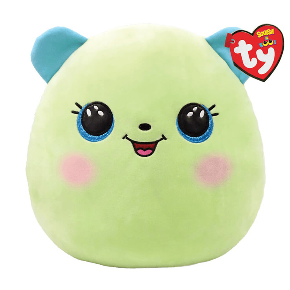 Ty Squishy Beanies Clover the Green Bear 10