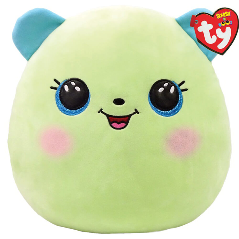 Ty Squishy Beanies Clover the Green Bear 14