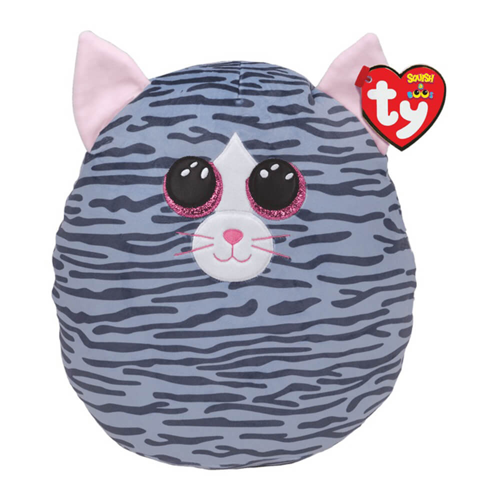 Ty Squishy Beanies Kiki the Gray Cat 10