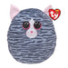 Ty Squishy Beanies Kiki the Gray Cat 10" Squish Plush