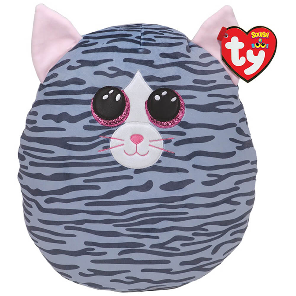 Ty Squishy Beanies Kiki the Gray Cat 14