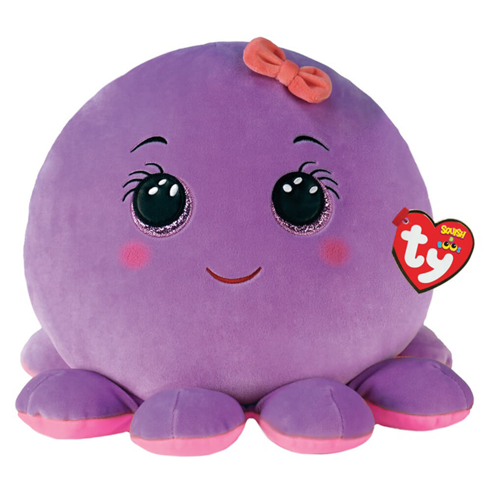 Ty Squishy Beanies Octavia the Purple Octopus 10