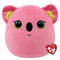 Ty Squishy Beanies Poppy the Pink Koala 10" Squish Plush