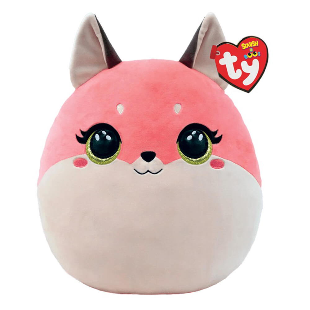 Ty Squishy Beanies Roxie the Pink Fox 10