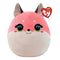 Ty Squishy Beanies Roxie the Pink Fox 10" Squish Plush