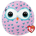 Ty Squishy Beanies Winks the Owl 14" Squish Plush