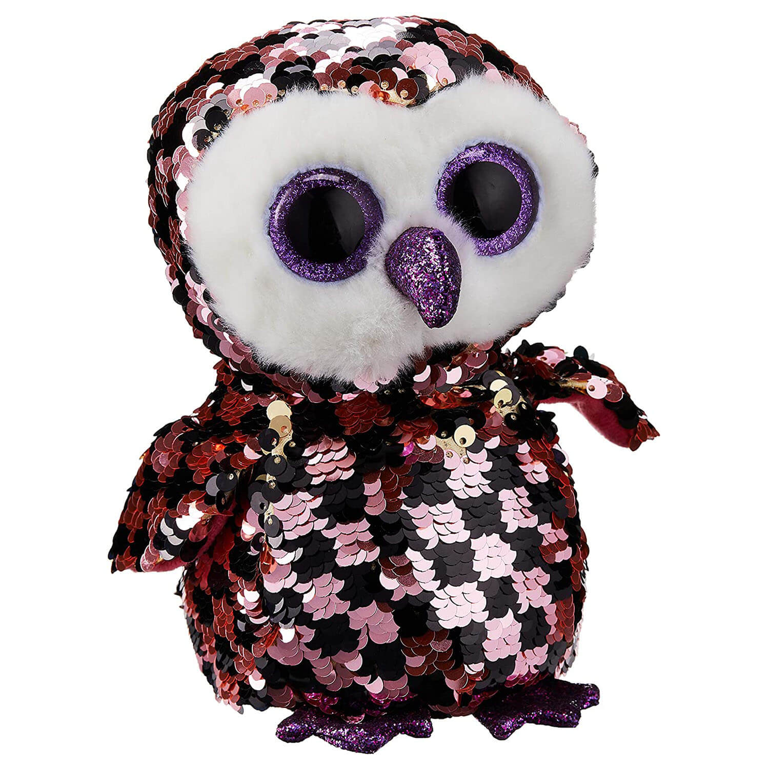 Ty Sequin Checks the Pink & Black Owl Regular