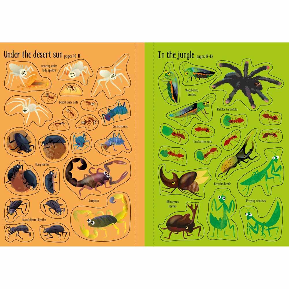 Usborne Little Stickers Bugs