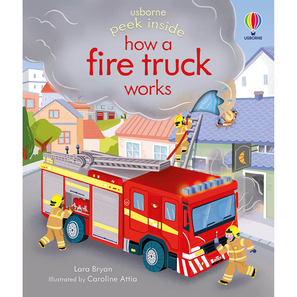 Usborne Peek Inside, How a Fire Truck Works