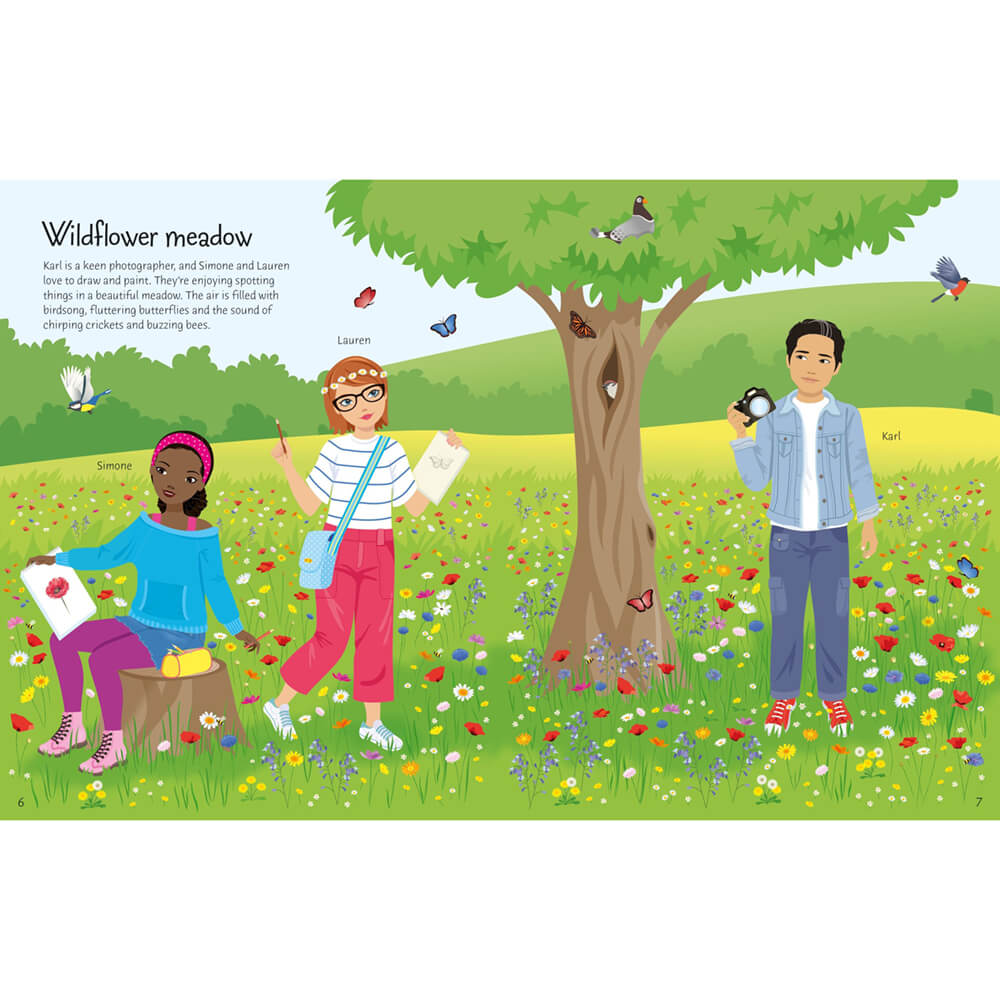 Usborne Sticker Dolly Dressing Outdoors