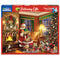 White Mountain Puzzles Delivering Gifts 550 Piece Jigsaw Puzzle