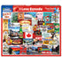 White Mountain Puzzles I Love Canada 1000 Piece Jigsaw Puzzle