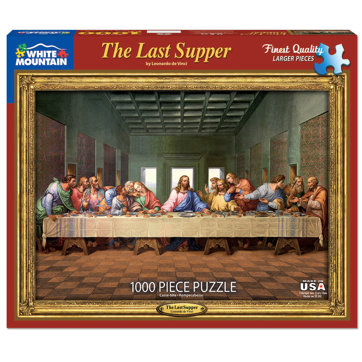 White Mountain Puzzles Last Supper 1000 Piece Jigsaw Puzzle