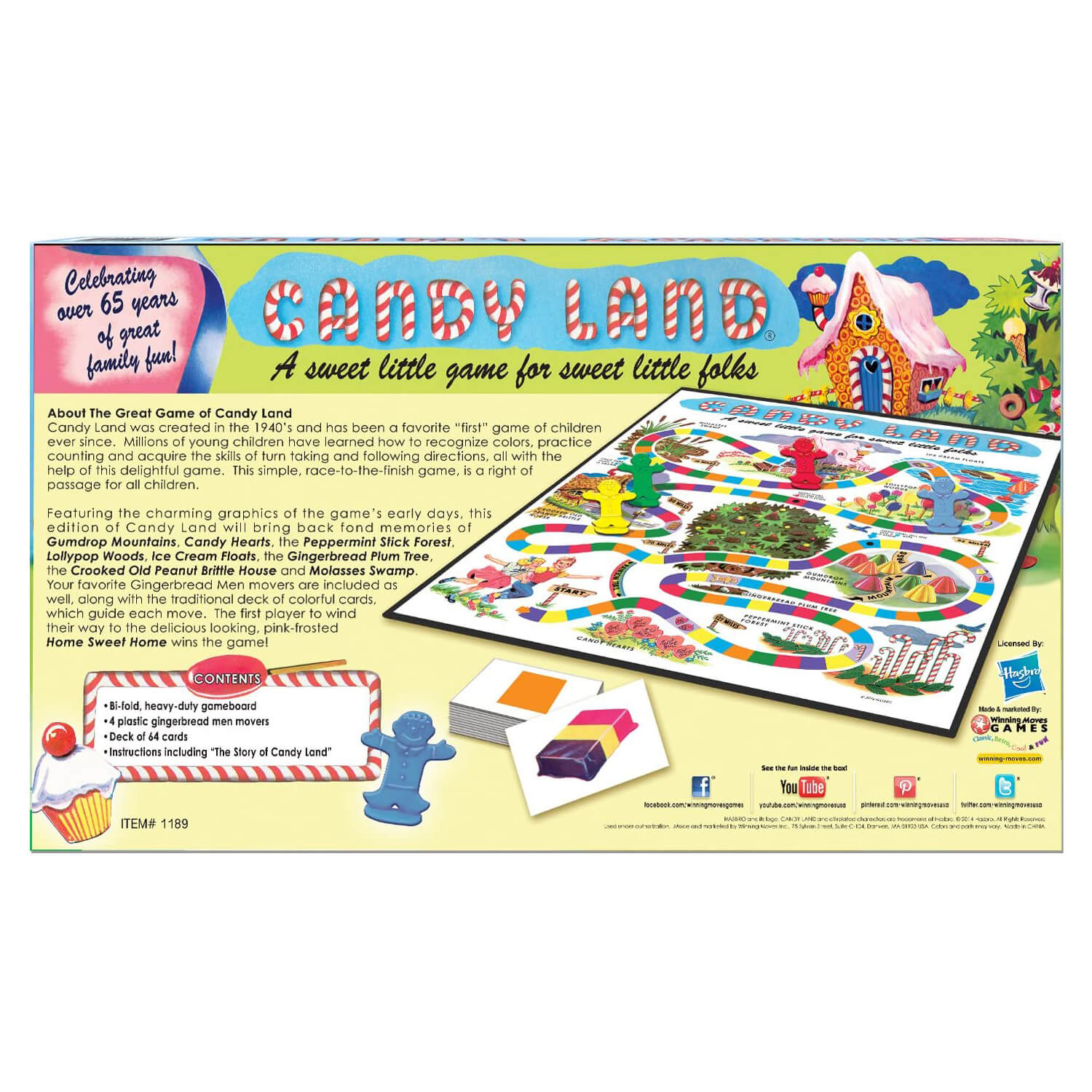 Winning Moves Candy Land 65th Anniversary Game