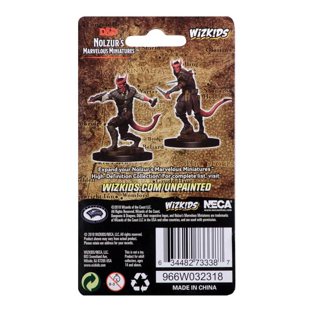 Wizkids D&D Nolzur's Marvelous Miniatures Tiefling Male Rogue