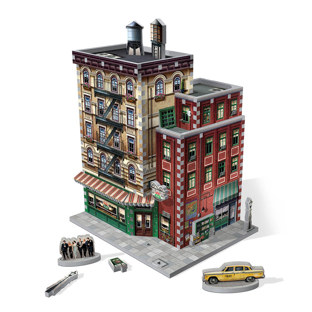 Wrebbit 3D Friends Central Perk 440 Piece 3D Jigsaw Puzzle