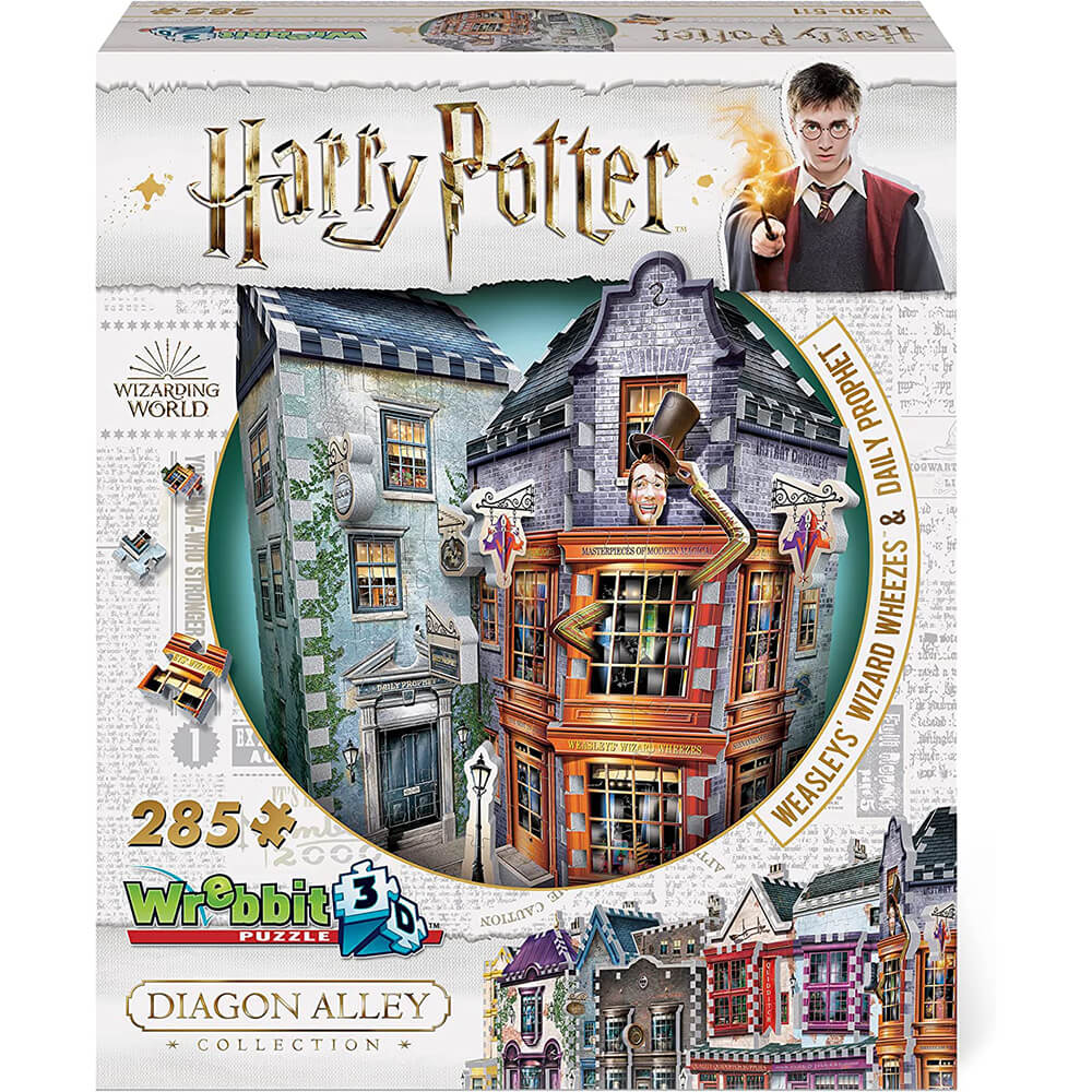 Wrebbit 3D Harry Potter Weasleys' Wizard Wheezes & Daily 285 Piece 3D Jigsaw Puzzle