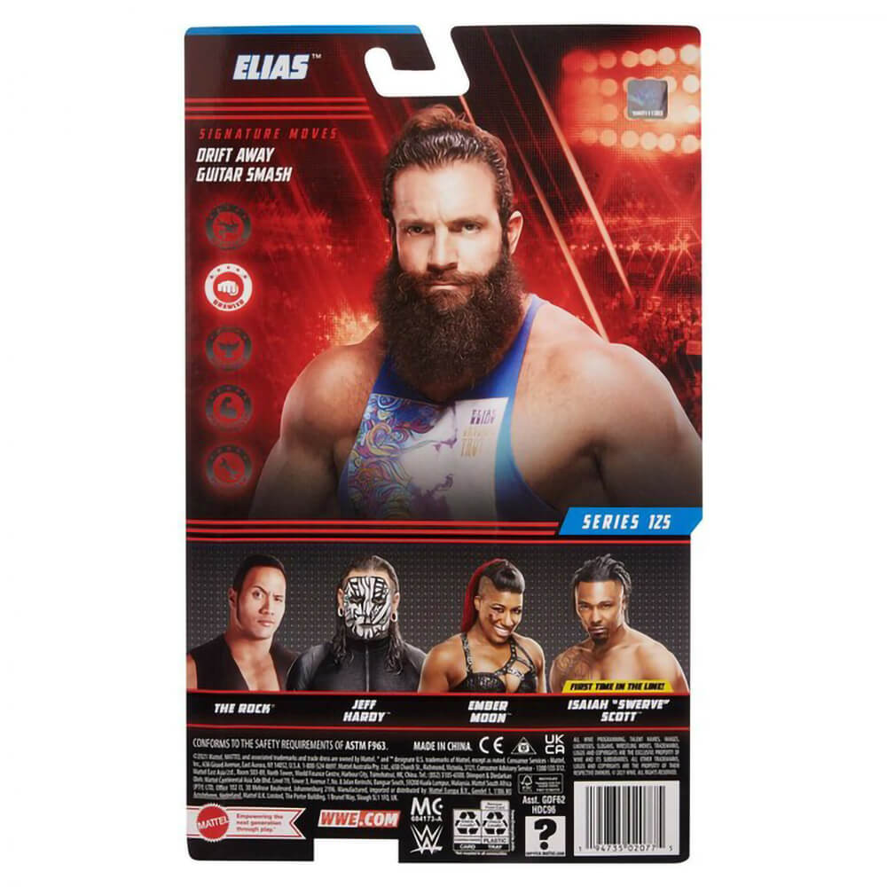 WWE Elias Series 125 Wrestling Action Figure